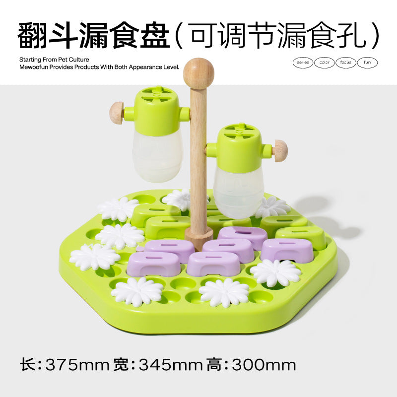 Meow Hu Wang Ye Flower Smell Plate Dog Educational Fengrong Toy Hide Food Leak Food Pet Smell Plate Fengrong Consumption